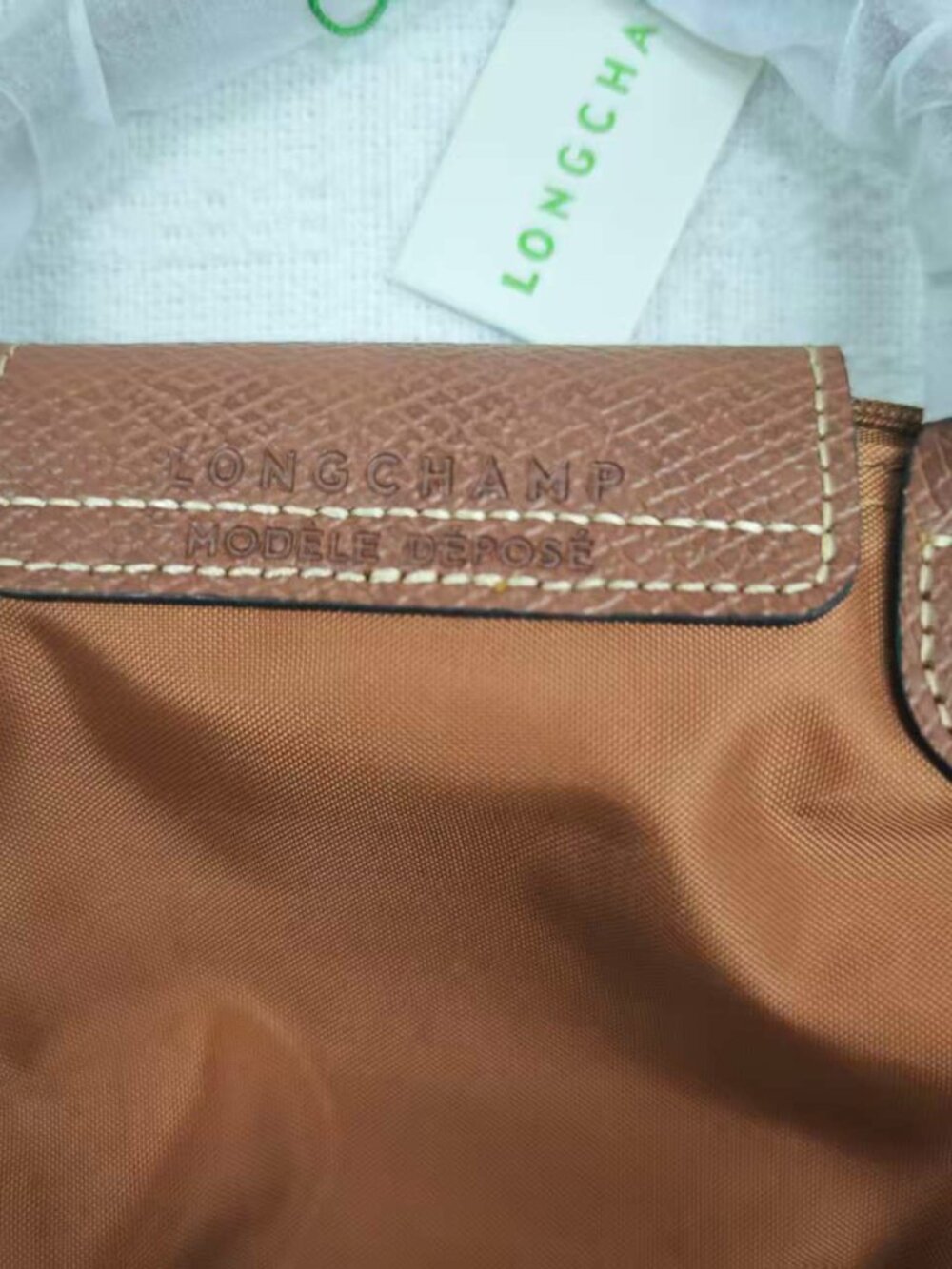 Longchamp Mini Brown Crossbody - Le Pliage Pouch - Picture 4 of 5